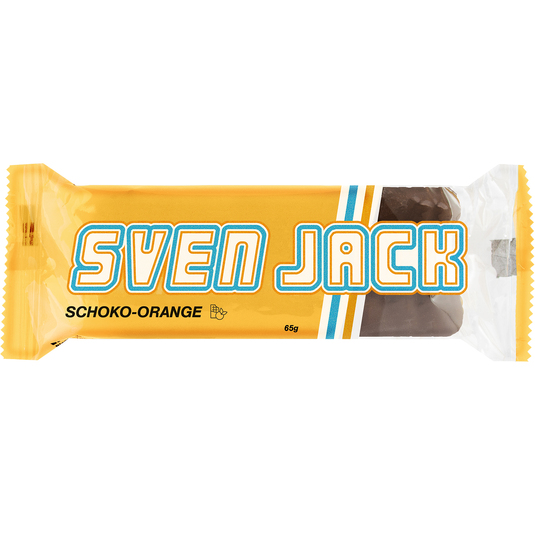 Sven Jack, 65g Riegel Schoko-Orange