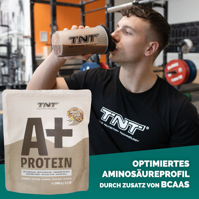 TNT A+ Protein - Vanilla Cookie - Optimiertes Aminosurenprofil