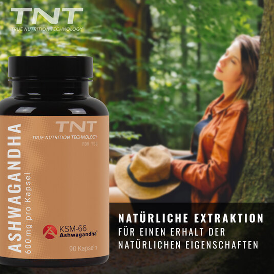 TNT Ashwagandha KSM-66 - Natrliche Extraktion