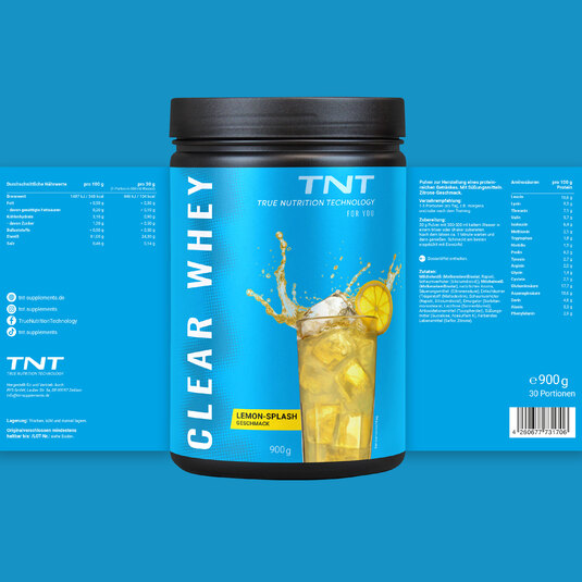 TNT Clear Whey - Lemon Splash - Nährwerte