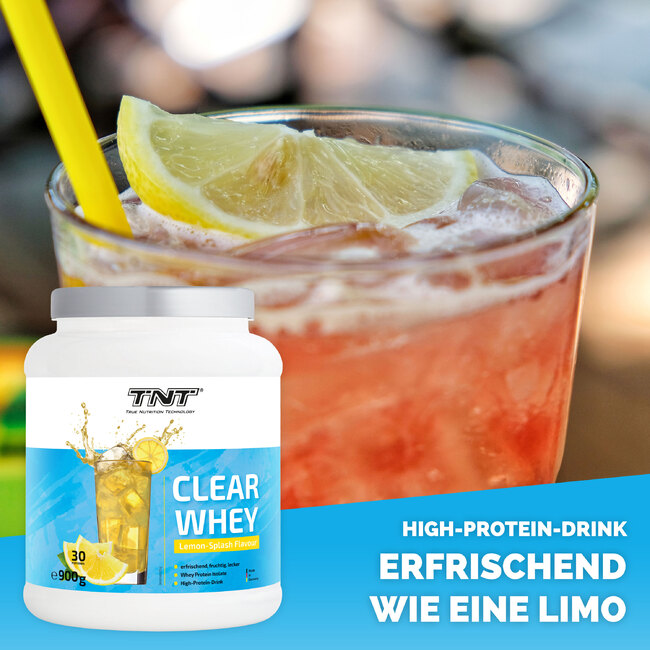 TNT Clear Whey - Lemon Splash - High Protein Drink