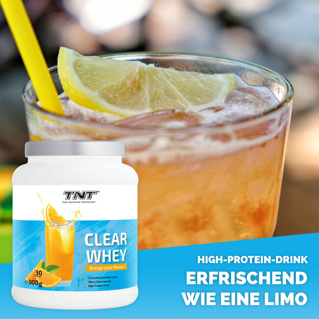 TNT Clear Whey - Orange Juice - High Protein Drink