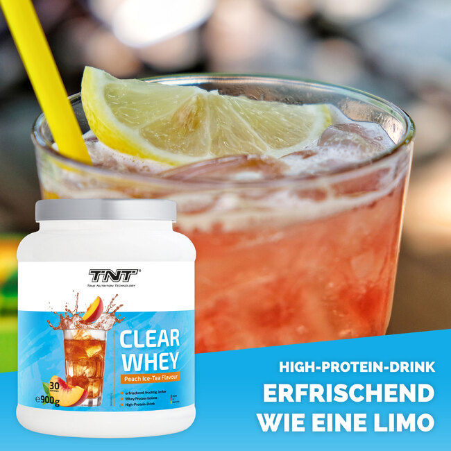 TNT Clear Whey - Peach Ice-Tea - High Protein Drink