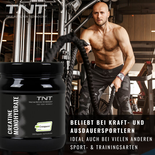 TNT Creatine Creapure Kapseln - Ideal fr jedes Training