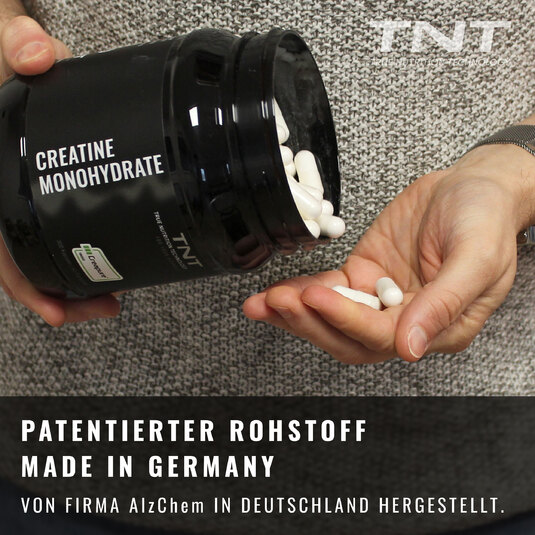 TNT Creatine Creapure Kapseln - patentierter Rohstoff