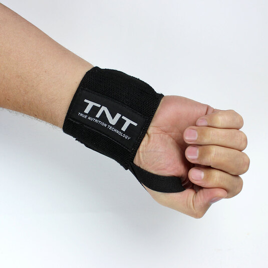 TNT Wrist Wraps - mit TNT Logo