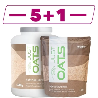 Just Oats 5x 3,2kg + 1x 1,3kg Gratis