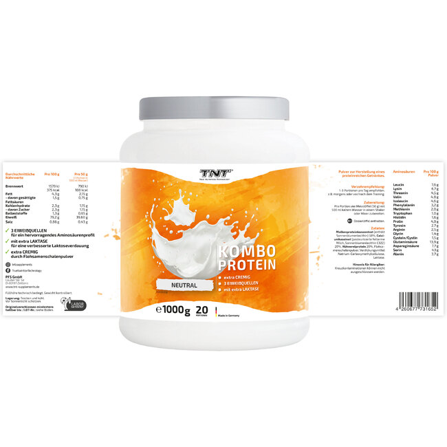 TNT Kombo Protein Natural Nhrwerte