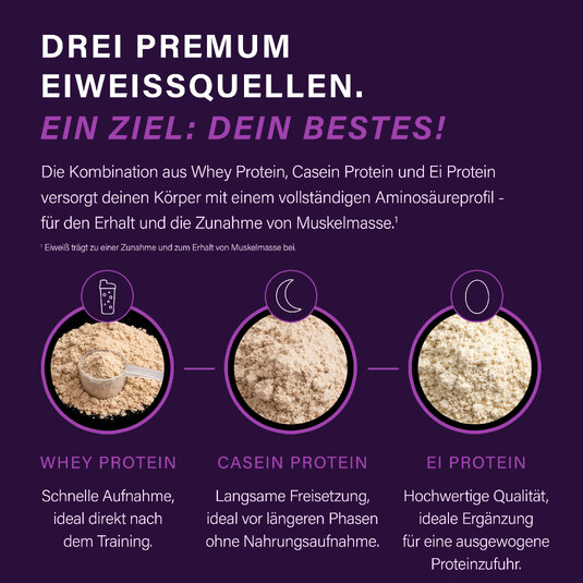 TNT Kombo Protein - Drei verschiedene Eiweißquellen