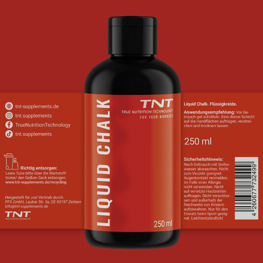 TNT Liquid Chalk Etikett