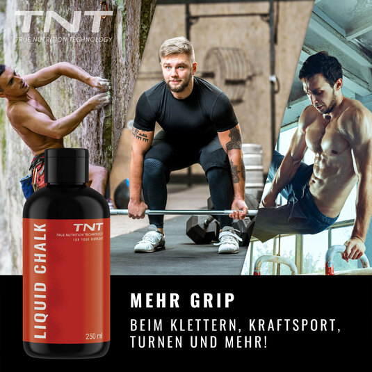 Mehr Grip beim Klettern, Kraftsport oder Turnen.