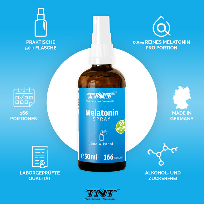 TNT Melatonin Spray - Vorteile