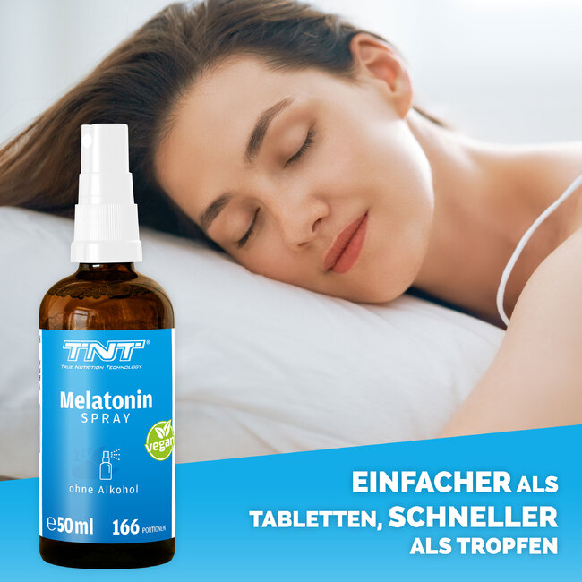 TNT Melatonin Spray - Einfacher als Tabeltten