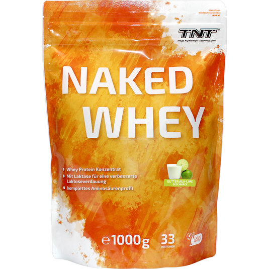 TNT Naked Whey Beutel - Geschmack Buttermilk Lime