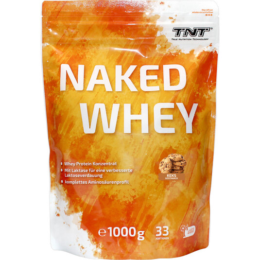 TNT Naked Whey Beutel - Geschmack Keks