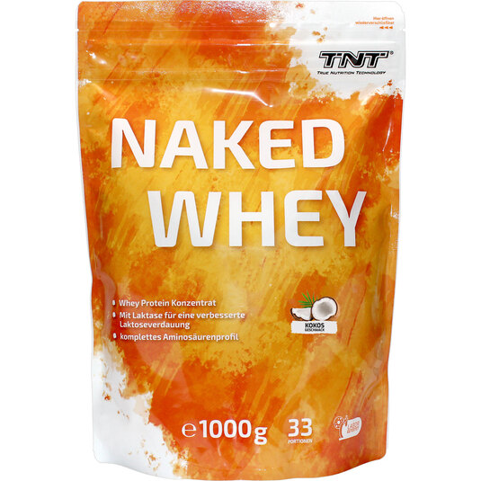 TNT Naked Whey Beutel - Geschmack Kokos