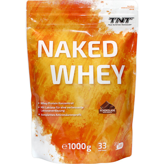 TNT Naked Whey Beutel - Geschmack Schokolade