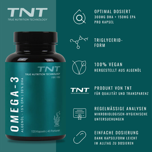 Omega 3 aus Algenöl - Vorteile