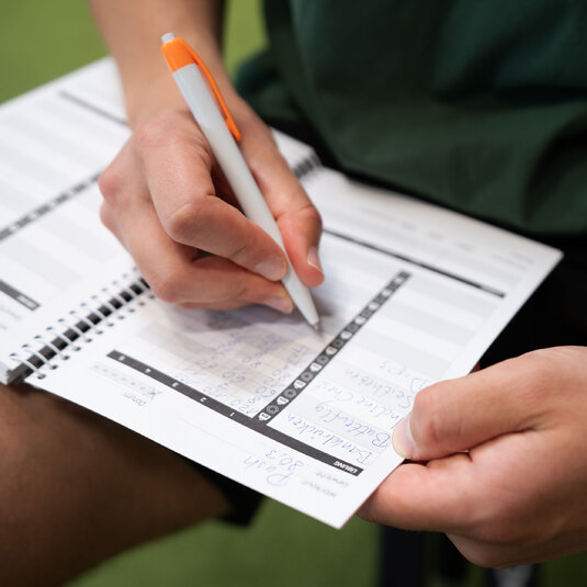 Trainingsplan einpflegen und dokumentieren