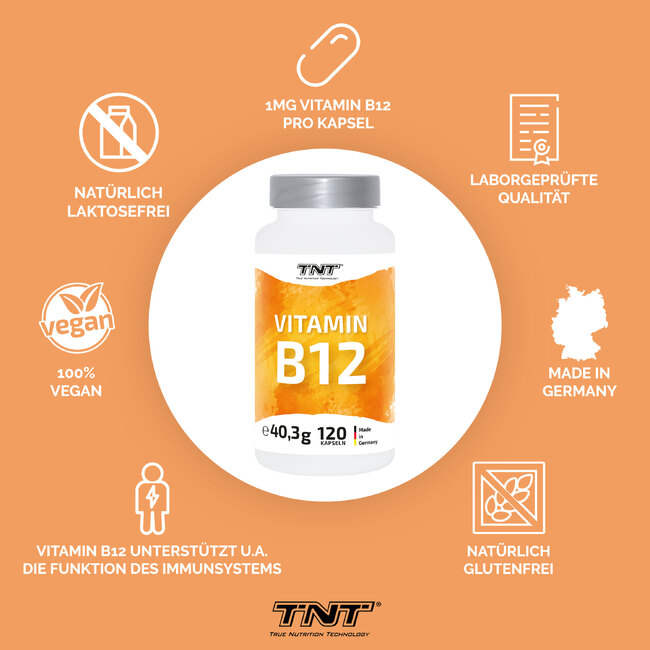 Die Vorteile von TNT Vitamin B12 auf einen Blick