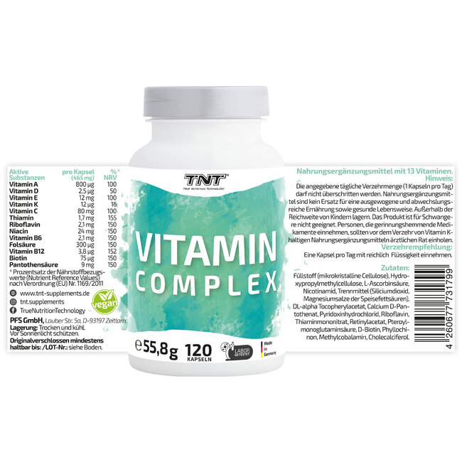 TNT Vitamin Complex - Zutaten