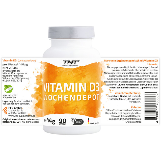 TNT Vitamin D3 Wochendepot A+ Bilder