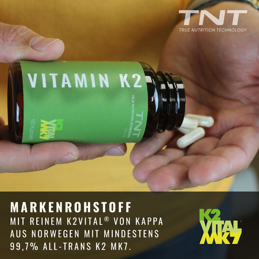 TNT Vitamin K2 - Markenrohstoff K2Vital von Kappa aus Norwegen