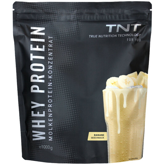 TNT Whey Protein Konzentrat Beutel - Banane-Geschmack