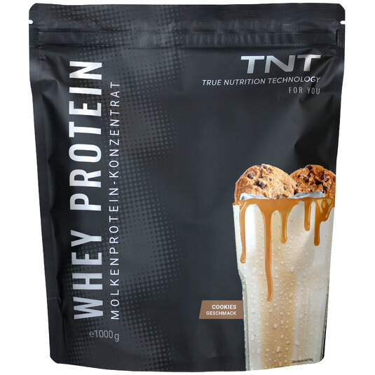 TNT Whey Protein Konzentrat Beutel - Cookies-Geschmack
