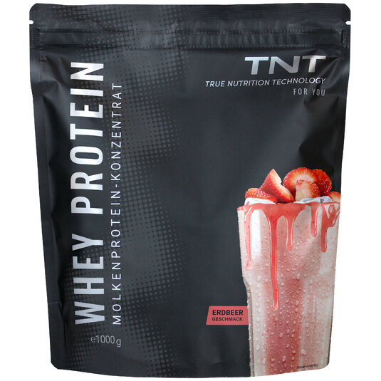 TNT Whey Protein Konzentrat Beutel - ErdbeerGeschmack