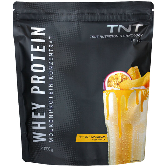 TNT Whey Protein Konzentrat Beutel - Pfirsich-Maracuja-Geschmack