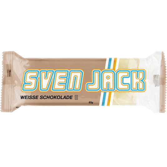 Sven Jack, 65g Riegel Weiße Schokolade